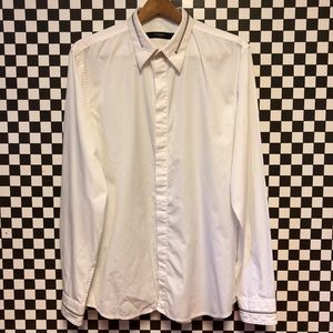 Givenchy Paris Zip Inlay Cotton Shirt